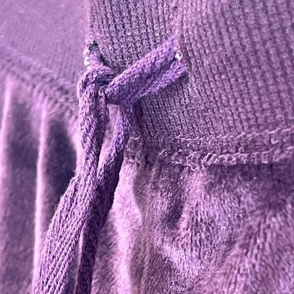 Honey Dew Lounge Set Women's Small Plum Purple Soft Velour Sweatsuit 2 Piece - Picture 11 of 16